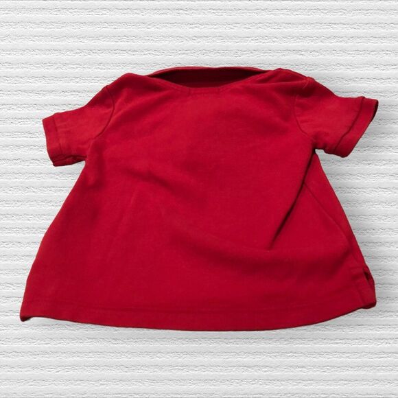 Ralph Lauren Polo Shirt Red Size 6 Month Pony - Picture 4 of 4